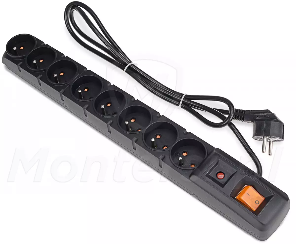 ACAR S8 - Listwa zasilająca 230V, 2300W, 1.5m