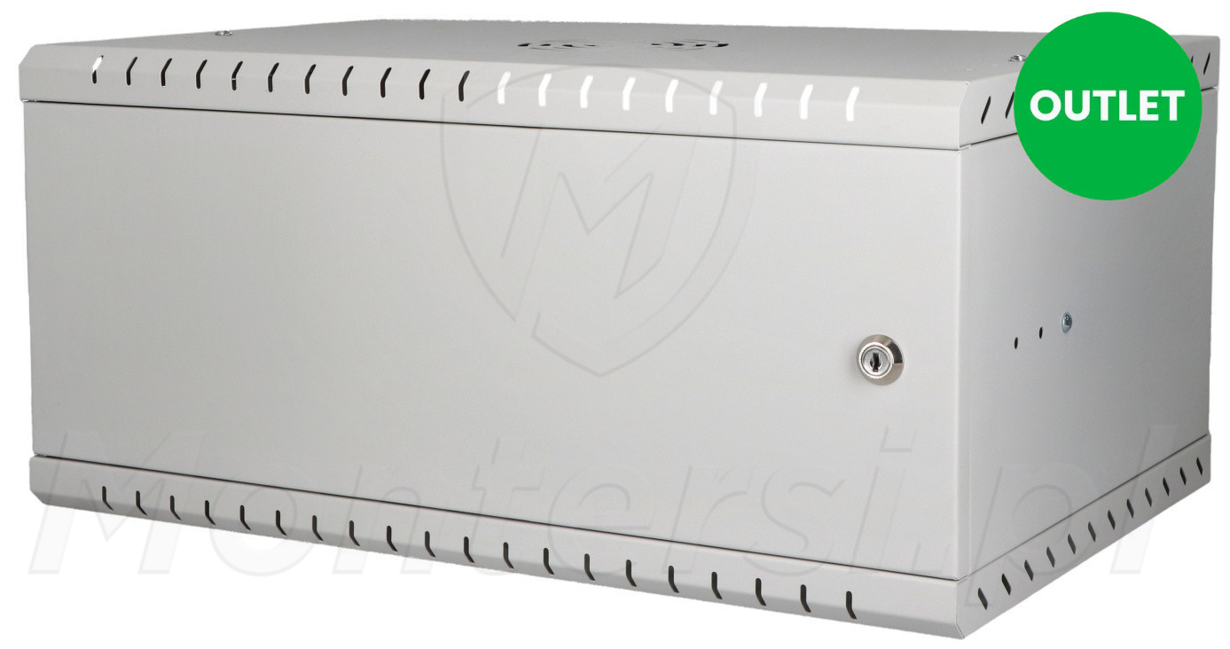 RC19-4U-350MG - Wisząca szafa RACK 19", 4U 350 mm, blacha 0,6 mm OUTLET ( ślady używania )