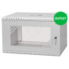 RC19-6U-450GG - Wisząca szafa RACK 19", 6U 450 mm, blacha 0,6 mm OUTLET (ślady użytkowania)