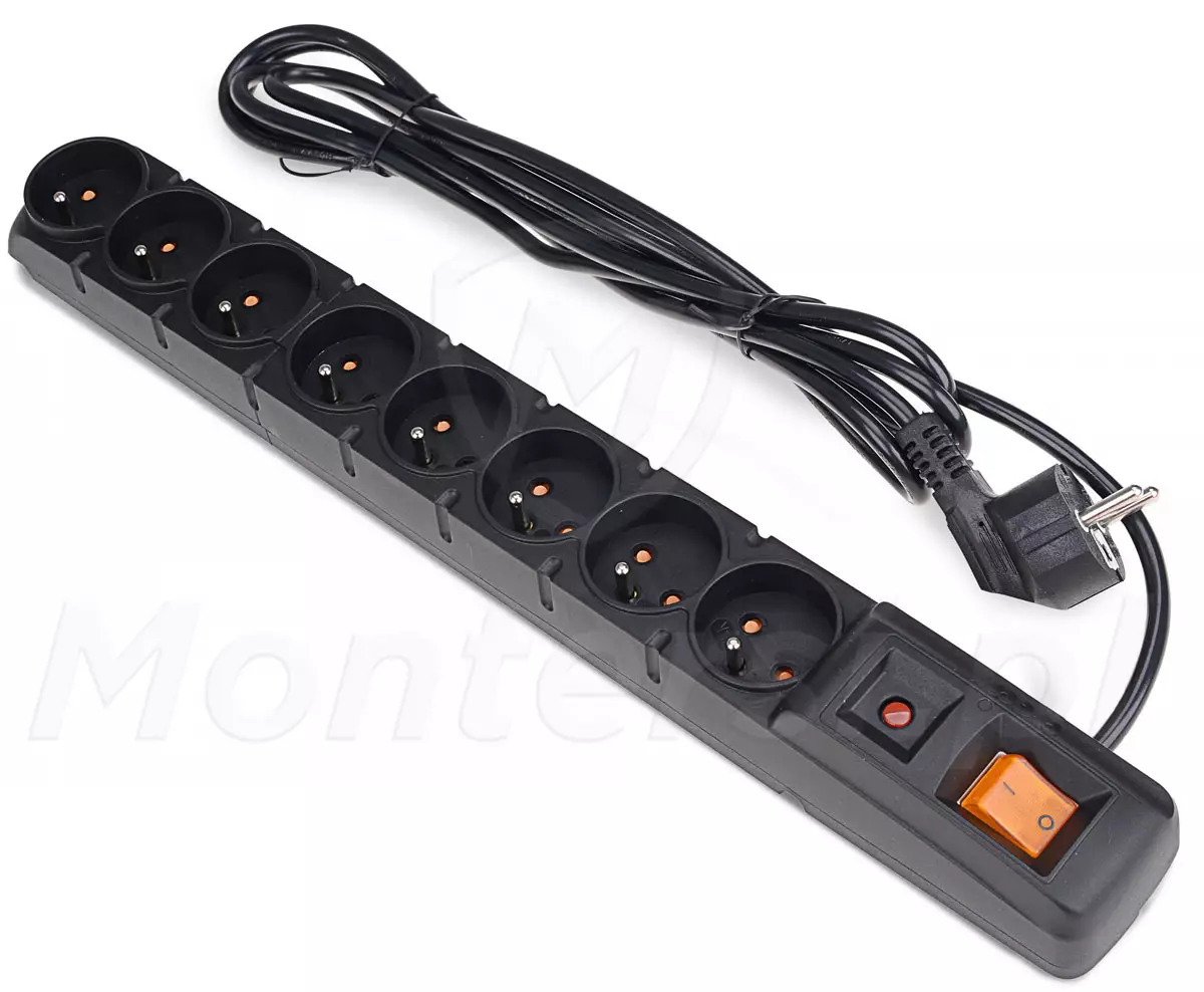 ACAR S8 3M - Listwa zasilająca 230V, 2300W, 3m