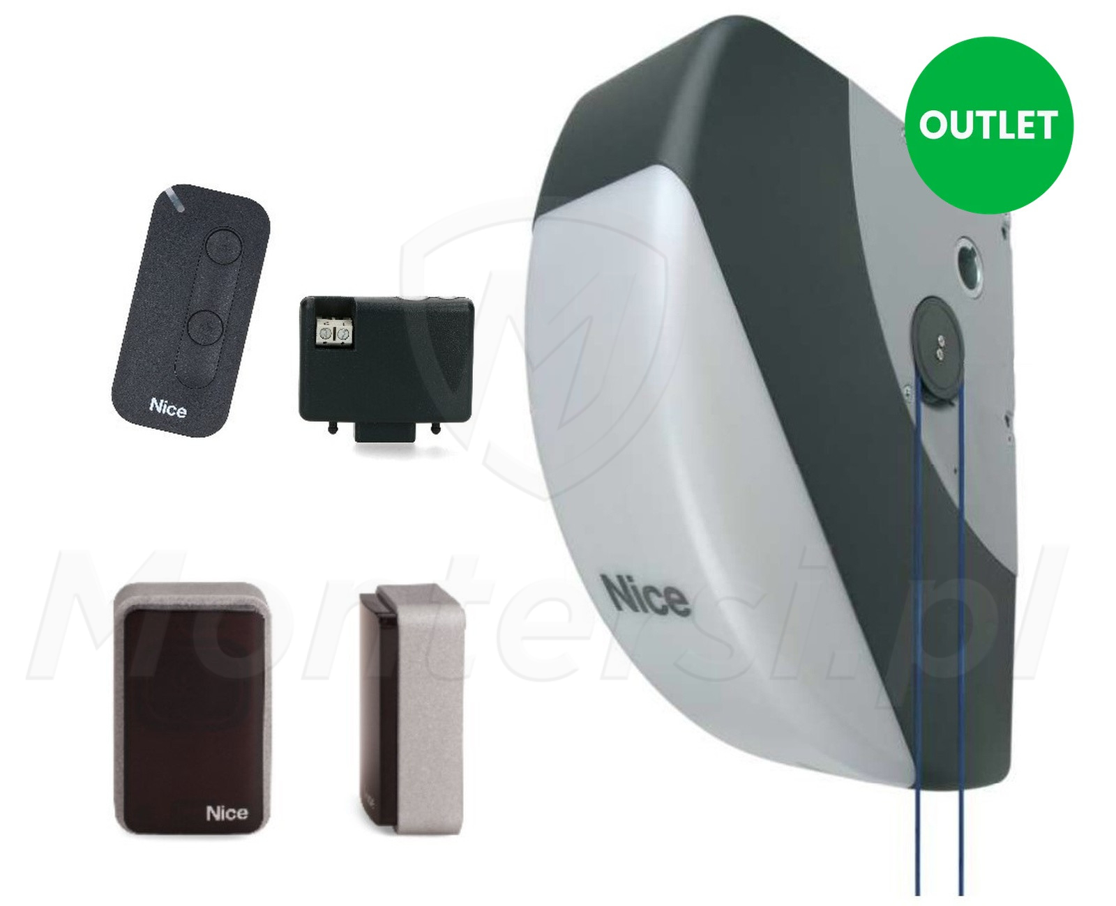 SOON MyGo2 - Zestaw do bram garażowych 16m2 OUTLET (ślady po montażu)