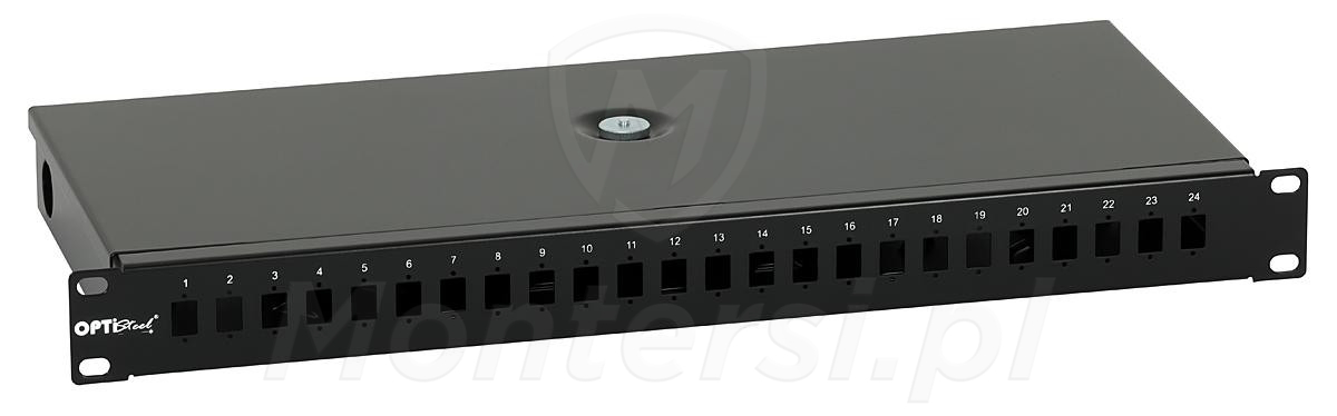 L51356 - Przełącznica światłowodowa OPTISteel 1U 19'' 24 x SC/LC