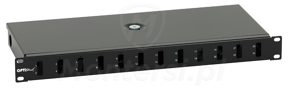 L51354 - Przełącznica światłowodowa OPTISteel 1U 19'' 12xSC