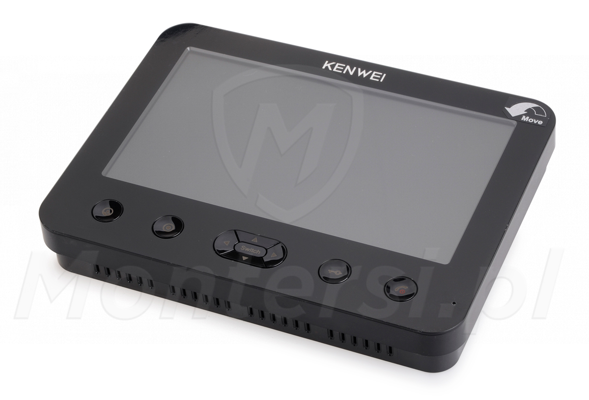 KW-E706FC/W200-B - Monitor głośnomówiący 7" z kieszenią SD