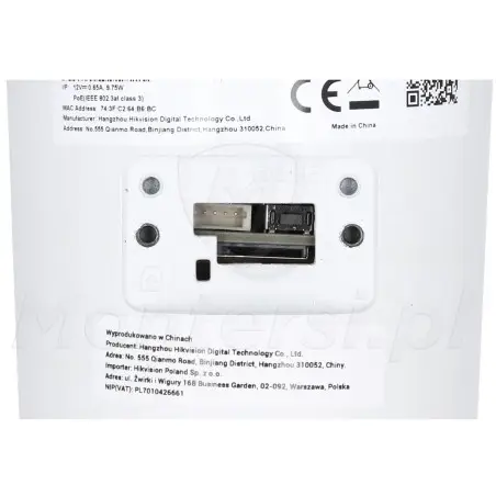 DS-2CD2046G2H-I2U/SL - slot na kartę microSD