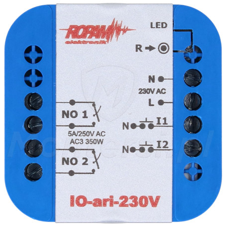 io-ari-230-bezprzewodowy-dwukanalowy-sterownik-230-v