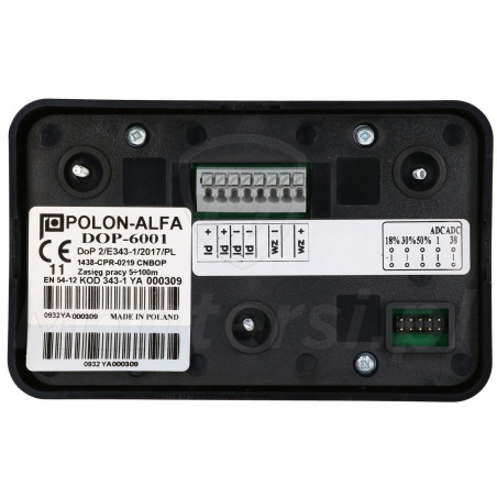 dop-6001-liniowa-czujka-dymu-czarna