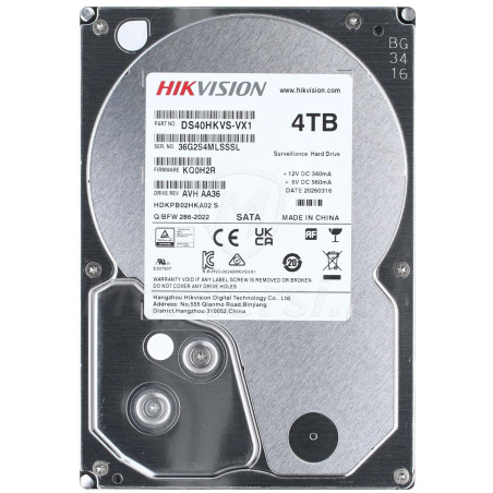 DS40HKVS-VX1 - Front dysku