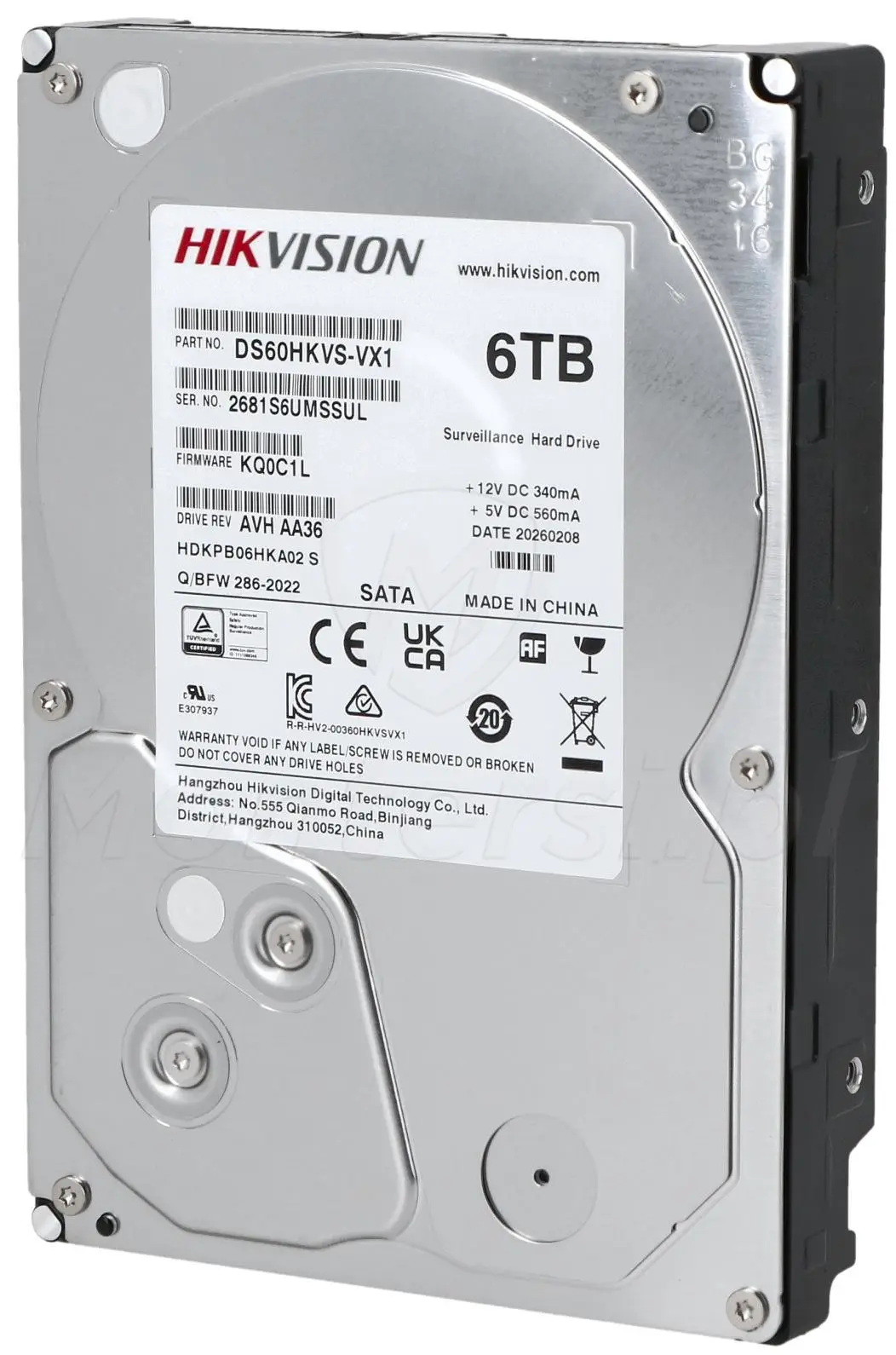 DS60HKVS-VX1 - Dysk Twardy 6TB