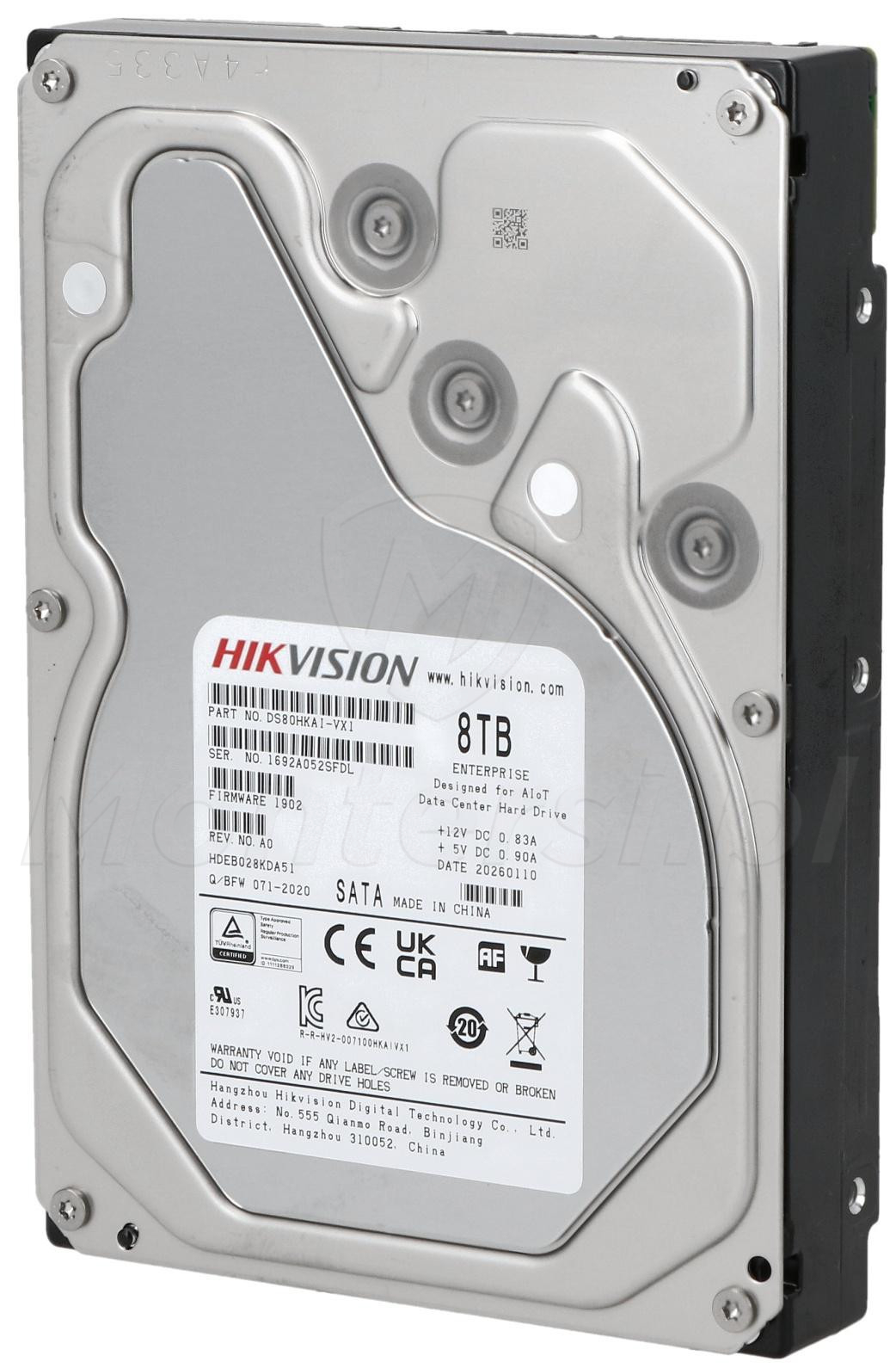 DS80HKAI-VX1 - Dysk Twardy 8TB