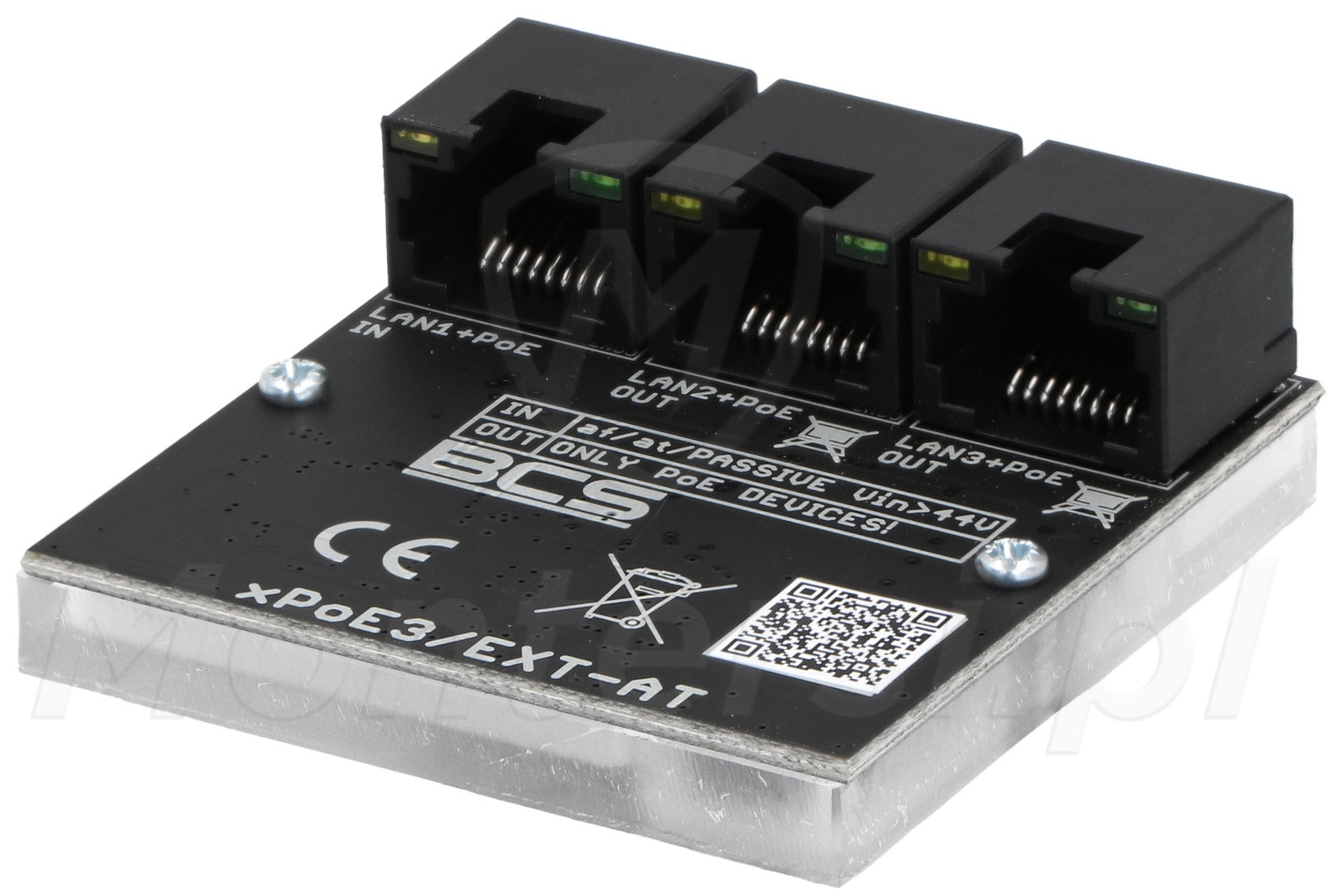 BCS-xPoE3/EXT-AT - Niezarządzalny switch PoE 802.3af/at
