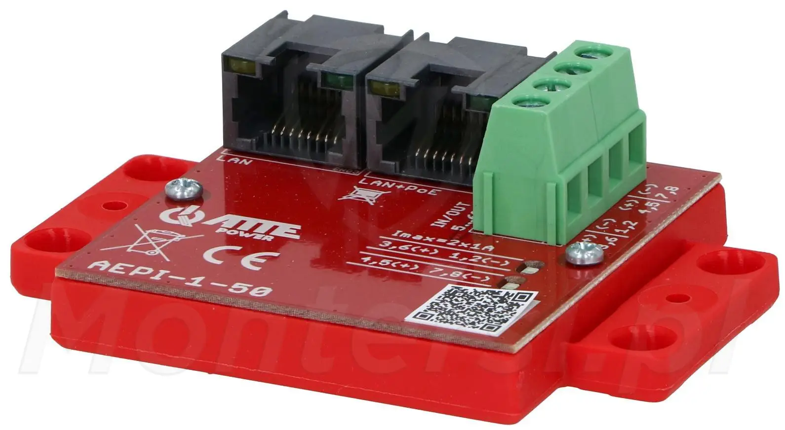 AEPI‑1‑50 - 1-kanałowy adapter zasilający