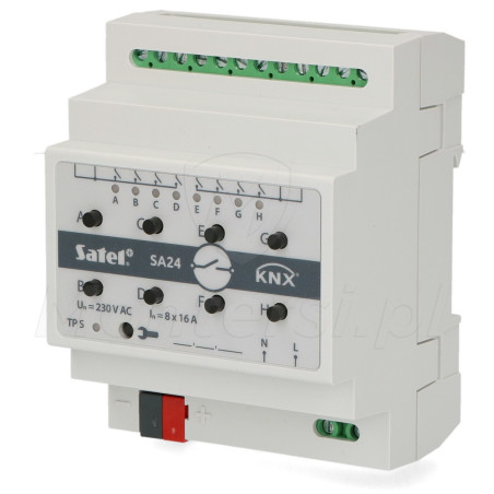knx-sa24-uniwersalny-aktor-przelaczajacy-8-przekaznikow