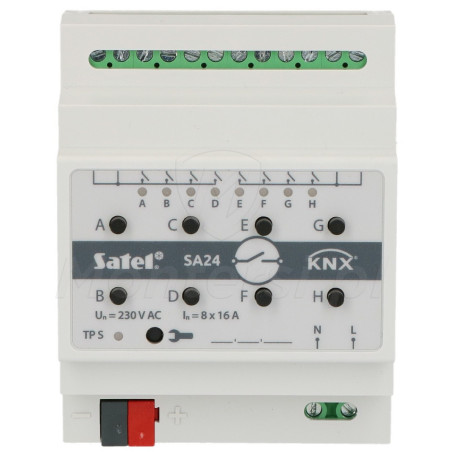 knx-sa24-uniwersalny-aktor-przelaczajacy-8-przekaznikow