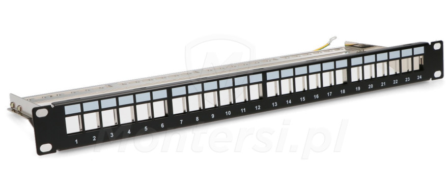 ccas-paem-24-panel-19-1u-czarny-pusty