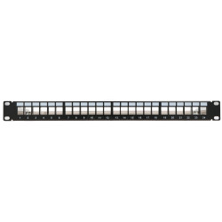 ccas-paem-24-panel-19-1u-czarny-pusty
