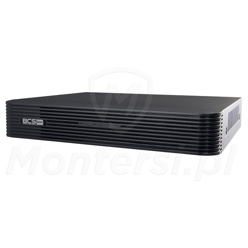 BCS-B-NVR0401(2.0) - 4-kanałowy rejestrator IP, 8mpx, 64mb/s