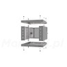 S-RC10-4U-300GG - Wisząca szafa RACK 10", 4U 300 mm, blacha 0,6 mm