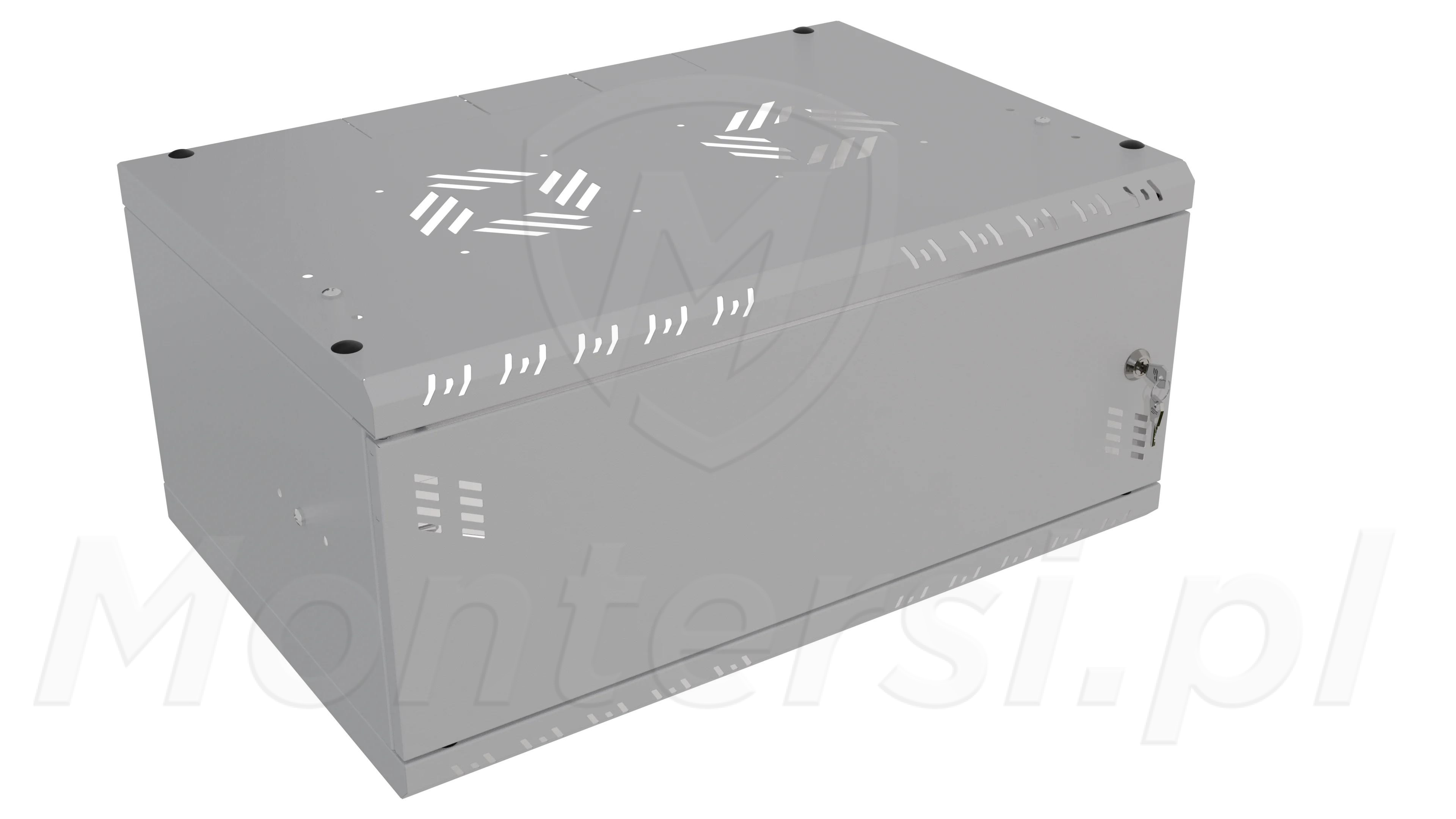 S-RC19-4U-350MG - Wisząca szafa RACK 19", 4U 350 mm, blacha 0,6 mm