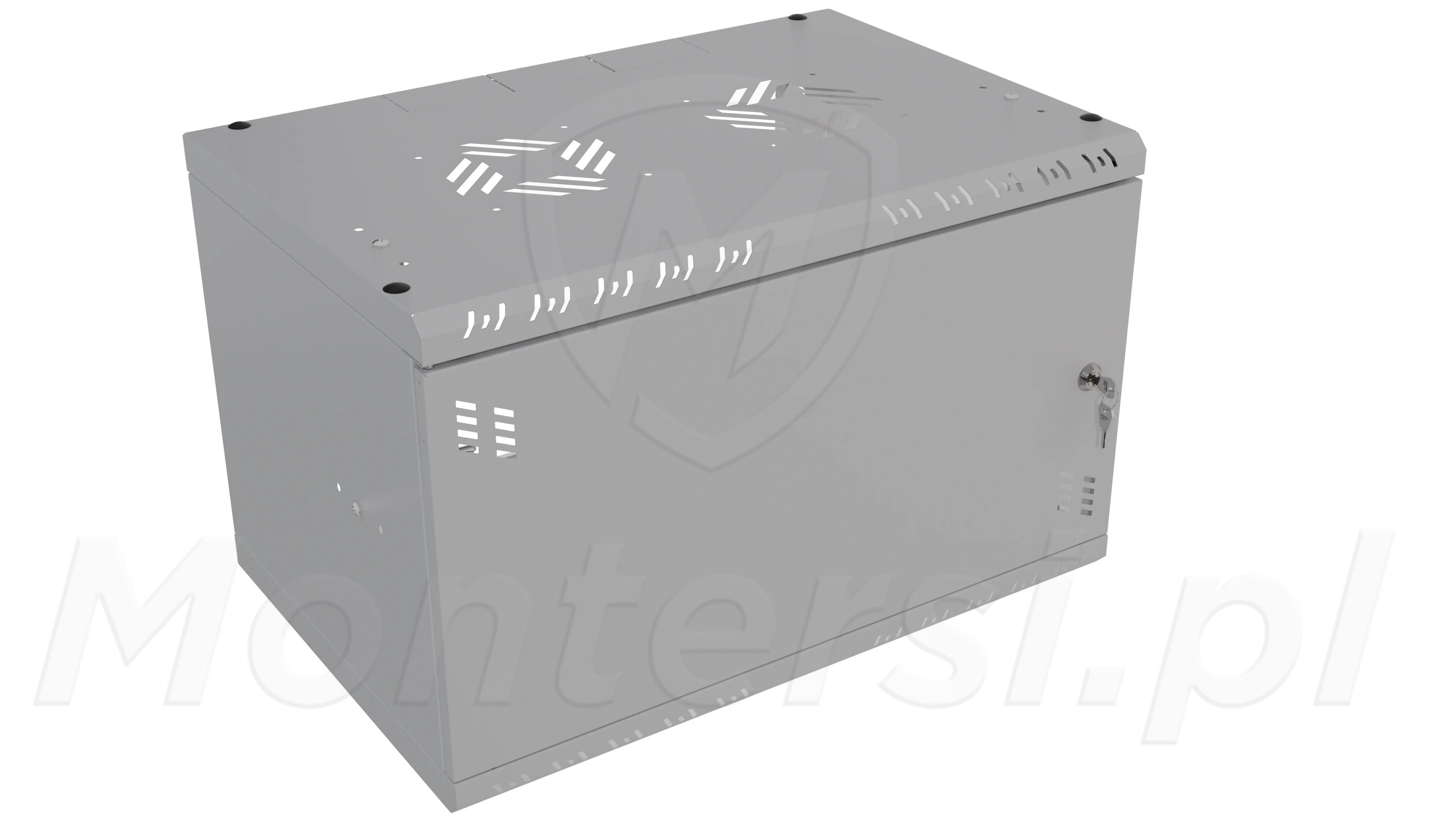 S-RC19-6U-350MG - Wisząca szafa RACK 19", 6U 350 mm, blacha 0,6 mm