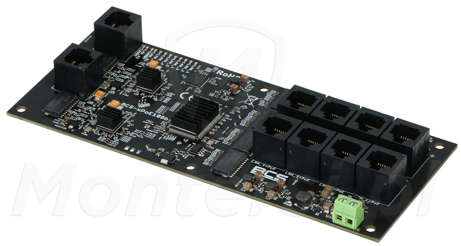 BCS-xPoE10Gb - Niezarządzalny switch 8x PASSIVE PoE + 2x UPLINK