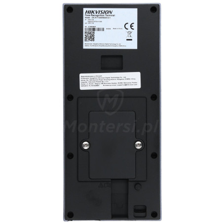 DS-K1T344MBWX-E1/EU - tył panelu
