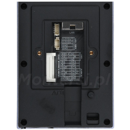 DS-K1T344MBWX-E1/EU - tył panelu