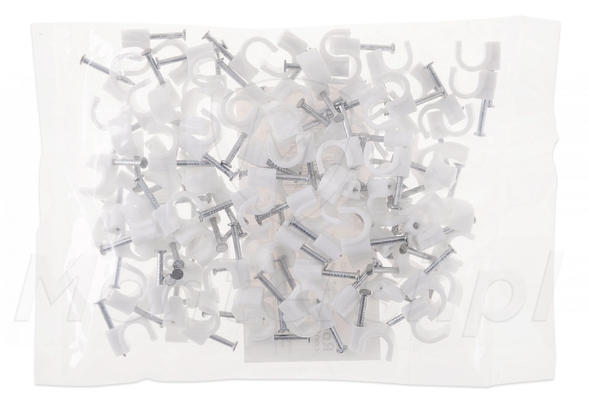 KN-7 - Uchwyty kablowe 7mm, opakowanie 100 szt.