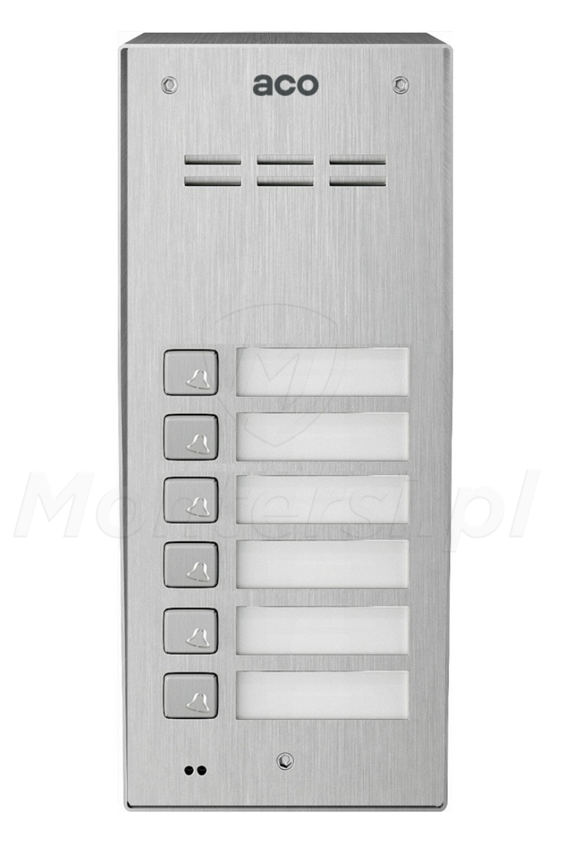 COMO-PRO-A6 NT - 6-abonentowy panel bramowy