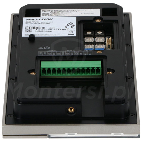  DS-KV7413EY-IME2 - tył panelu bramowego