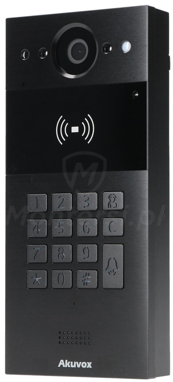 AKUVOX-R20K-BLACK - 1-abonentowy panel bramowy IP