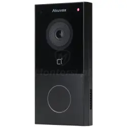 AKUVOX-E12W-BLACK - przód panelu