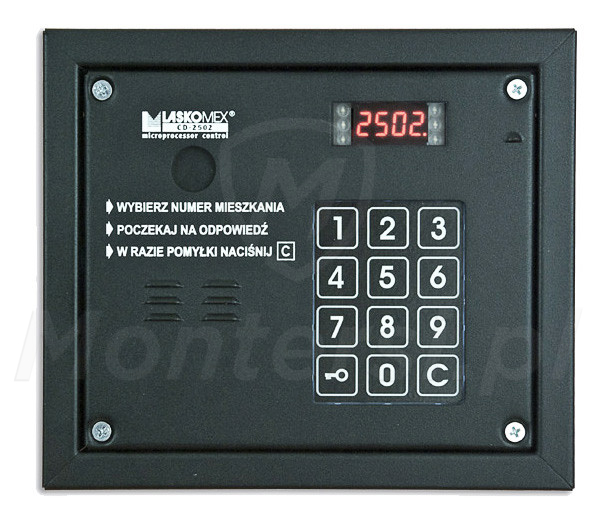 CP-2503R - Cyfrowy panel bramowy z czytnikiem zbliżeniowym