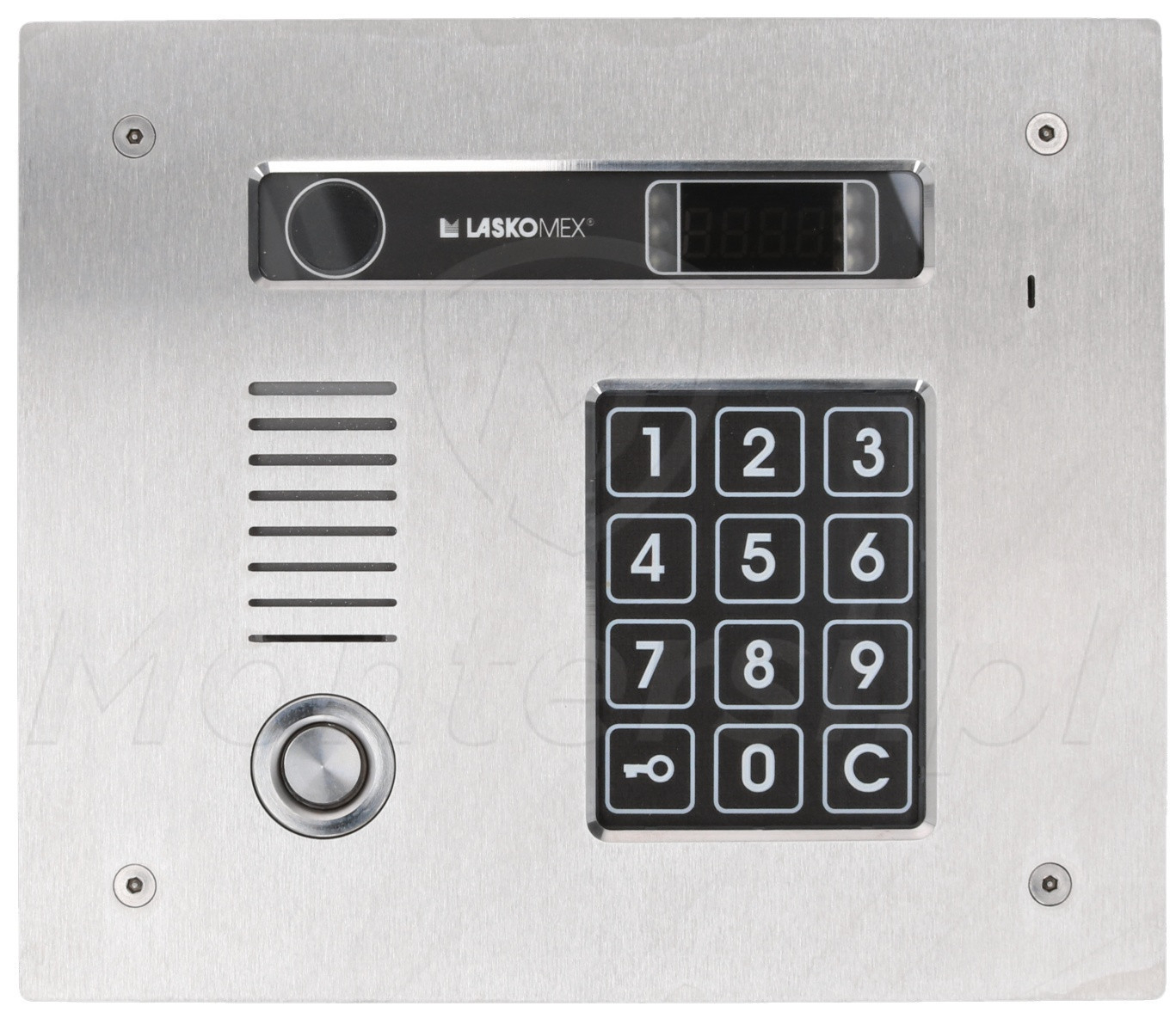 CP-2513TP INOX - Cyfrowy panel bramowy z czytnikiem DALLAS