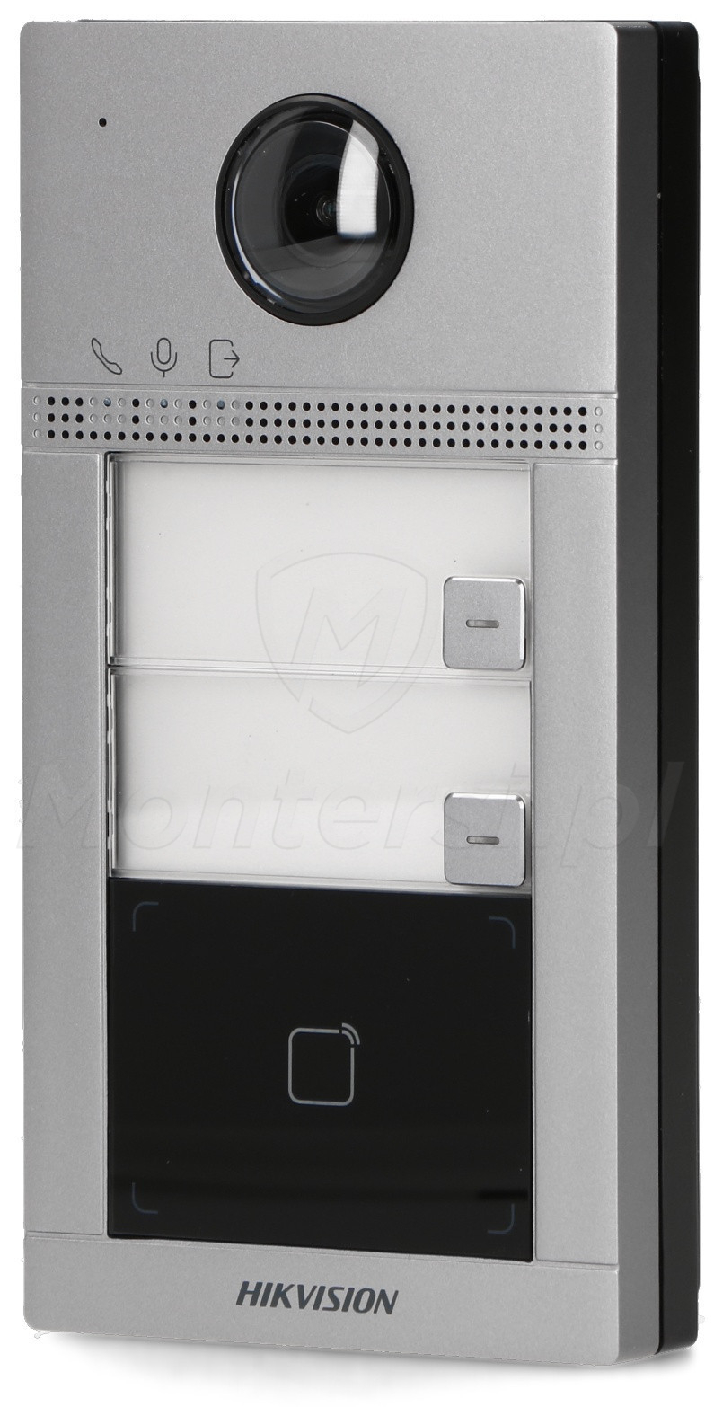 DS-KV8213-WME1(C) - 2-abonentowy panel bramowy IP, 1080p, Wi-Fi, Mifare, natynkowy