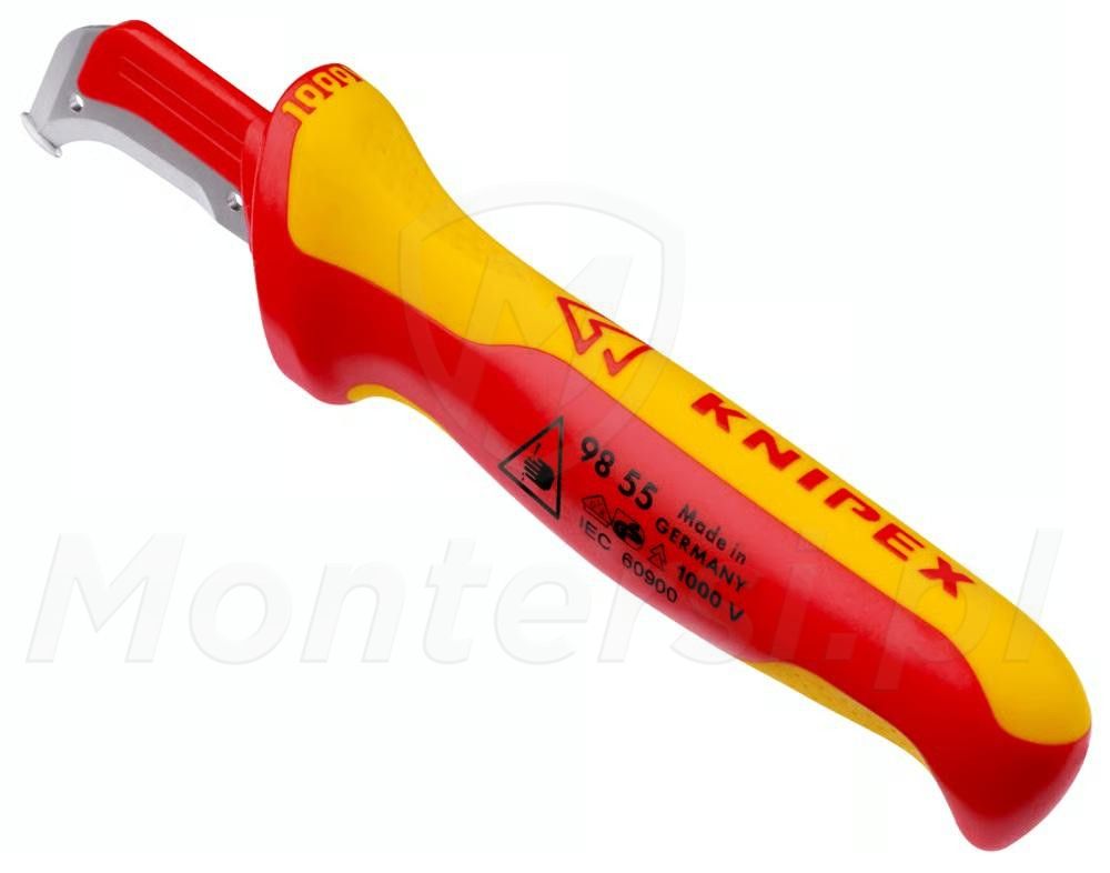 KNIPEX 98 55 Nóż hakowy do ściągania izolacji