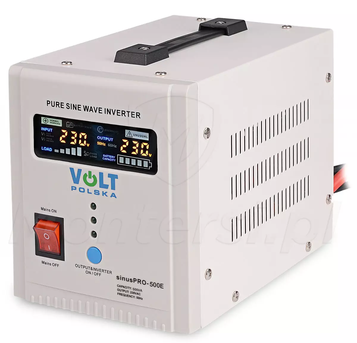 SinusPRO 500 E 12V - Zasilacz awaryjny 230V, 300/500W