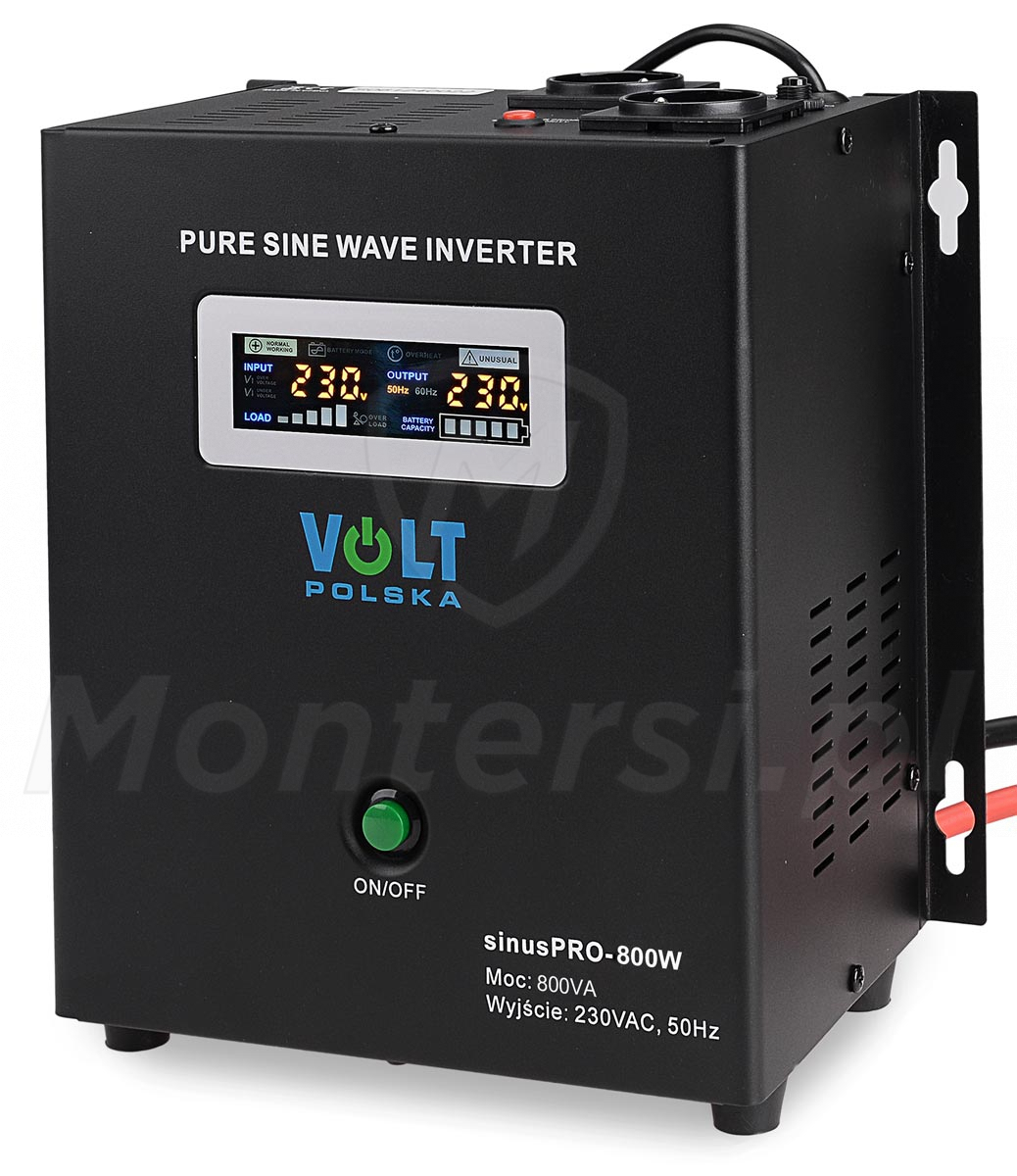 SinusPRO 800 W 12V - Zasilacz awaryjny 230V, 500/800W SinusPRO 800 W 12V - Zasilacz awaryjny 230V, 500/800W