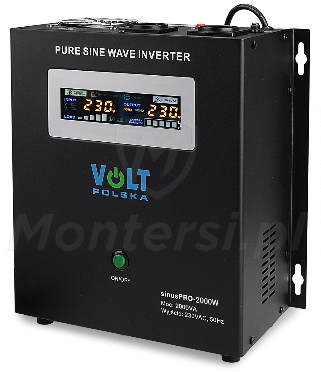 SinusPRO 2000 W 24V - Zasilacz awaryjny 230V, 1400/2000W SinusPRO 2000 W 24V - Zasilacz awaryjny 230V, 1400/2000W
