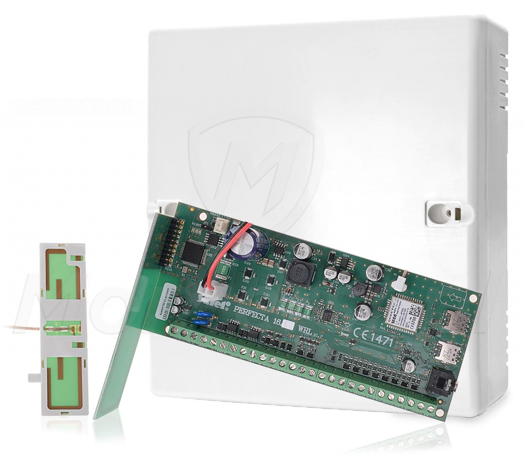 PERFECTA 16-WRL SET-A - Centrala alarmowa z anteną i obudową