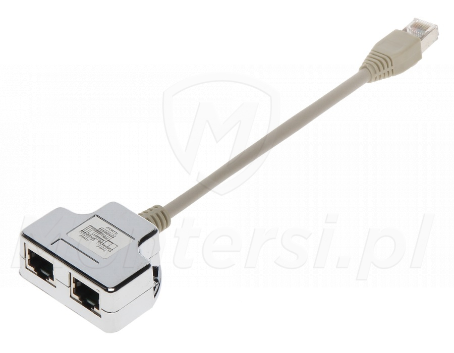 AD-UTP - Adapter UTP 2x RJ-45 - 1x RJ45