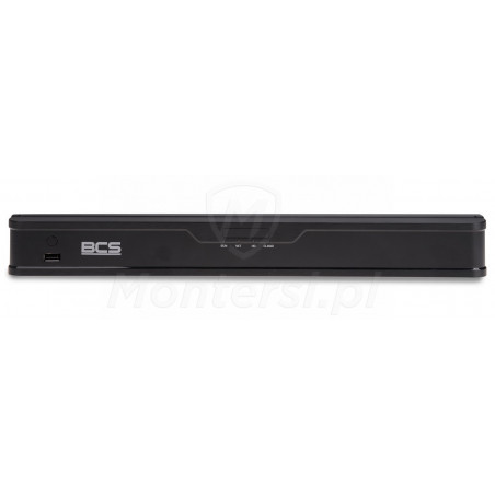 Front rejestratora IP BCS-P-NVR0802-4K-8P