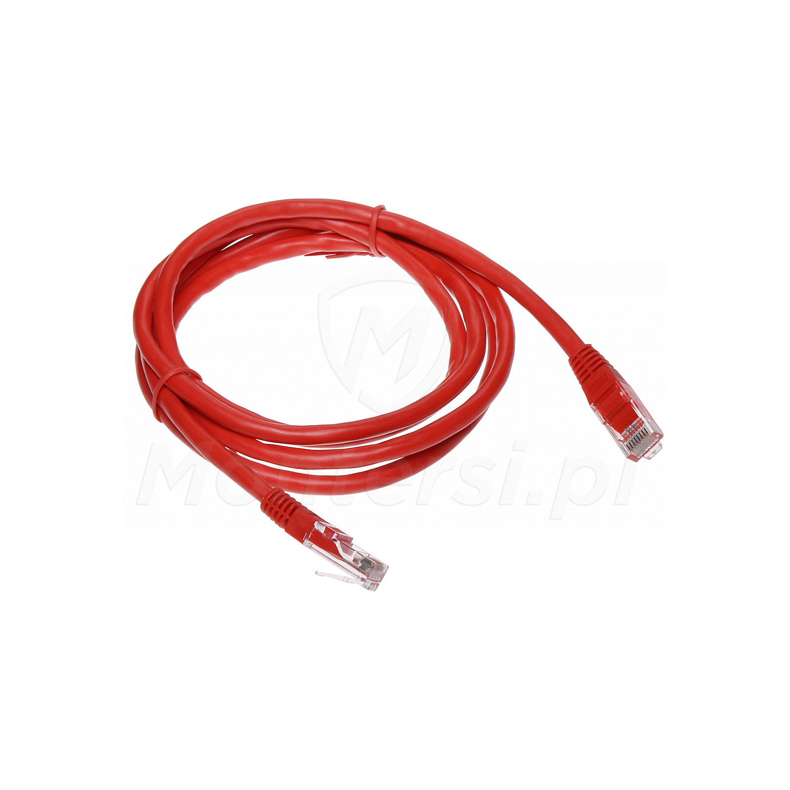 Czerwony patchcord UTP 1.5m