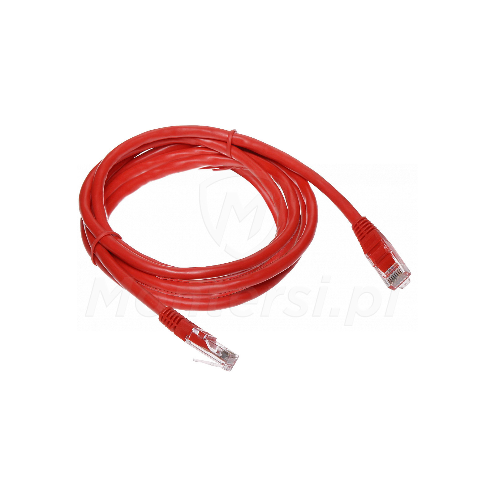 Czerwony patchcord UTP 2m