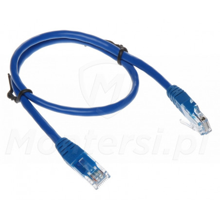 Niebieski patchcord UTP 1m