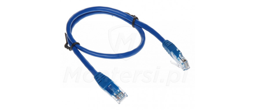 Niebieski patchcord UTP 1m