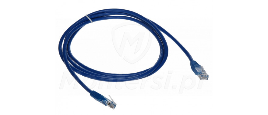 Niebieski patchcord UTP 1.5m