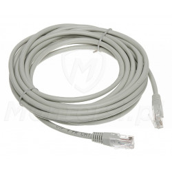 Szary patchcord UTP 5m