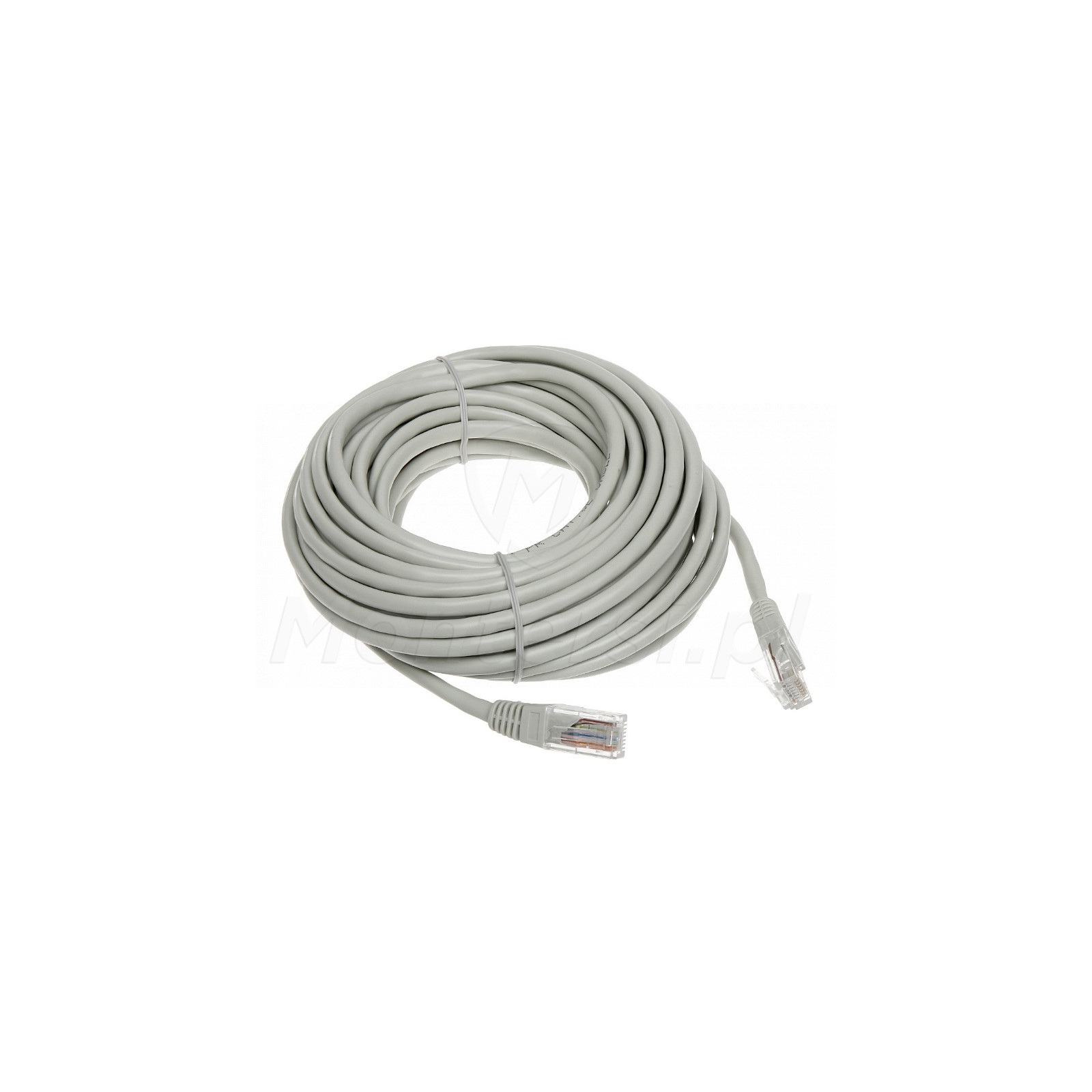 Szary patchcord UTP 10 m