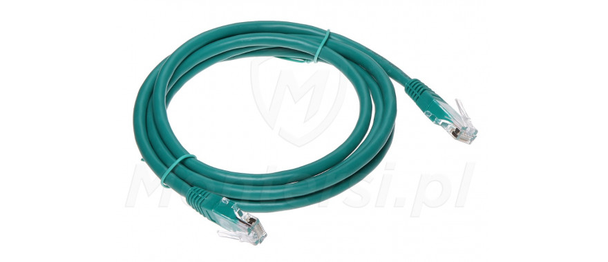 Zielony patchcord UTP 1.5m